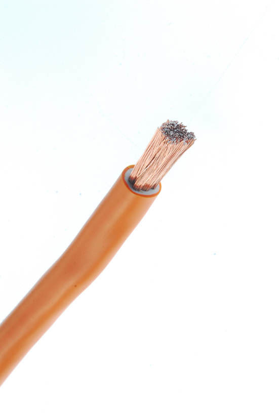 Di PVC del rivestimento conduttore di gomma del rame del cavo 25mm2 della saldatura della flessione ultra