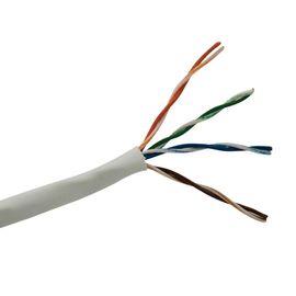 CE su misura RoHS del cavo della rete di lan del rivestimento di PVC del cavo di Ethernet Cat6
