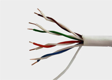 La rete Ethernet di lan cabla il nero bianco del cavo Cat6 del gatto 5 del pe del PVC del Cca